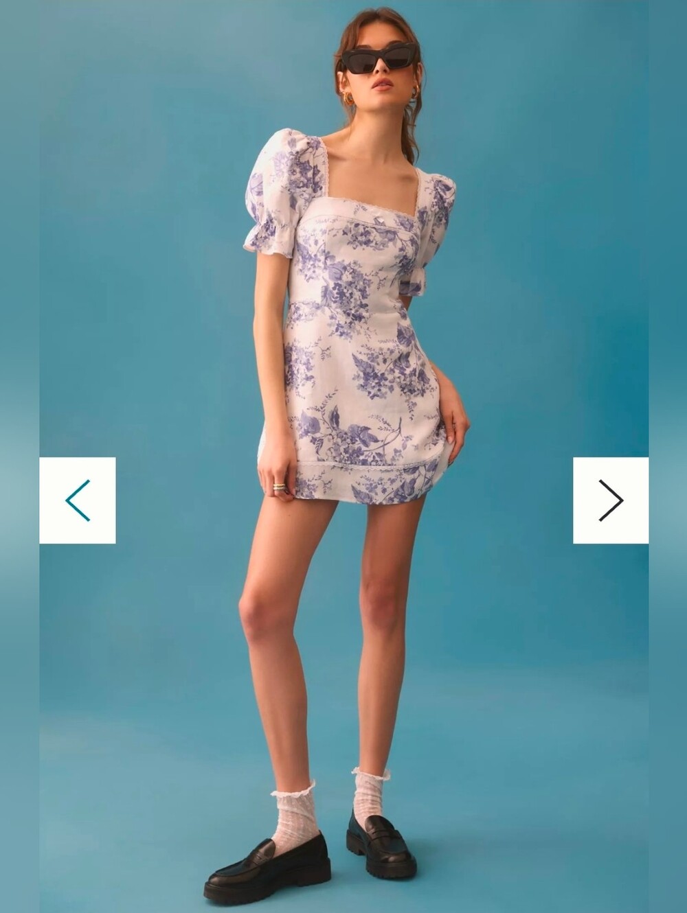 Reformation Evianna Linen Dress
